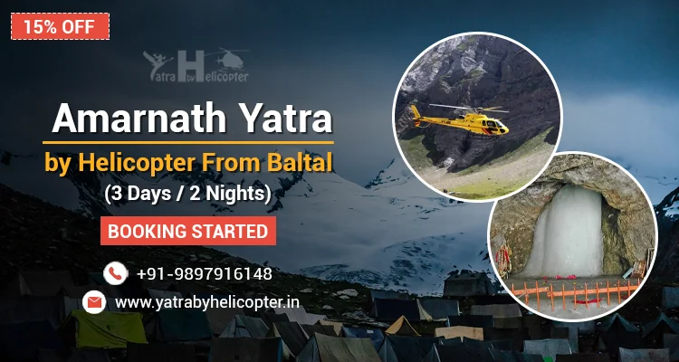 3 Days Amarnath Yatra By Helicopter