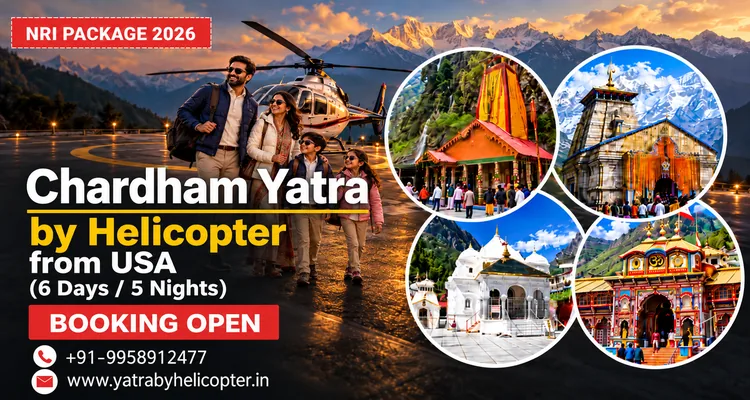 Char Dham Yatra by Helicopter from USA