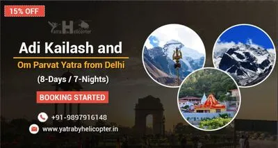 Adi Kailash and Om Parvat Yatra from Delhi