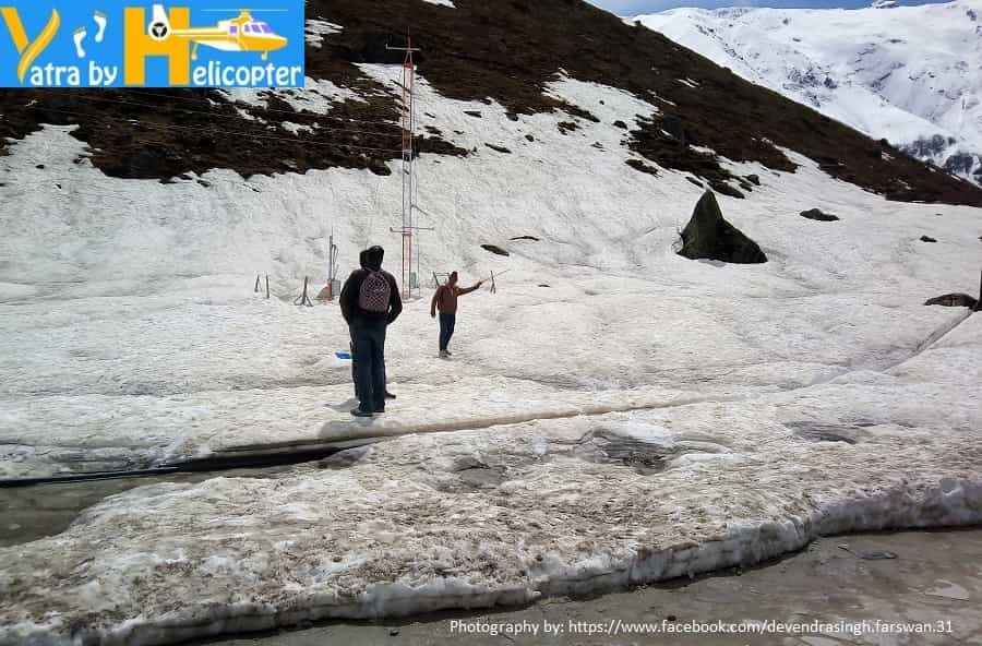 Frozen Kedarnath Lake