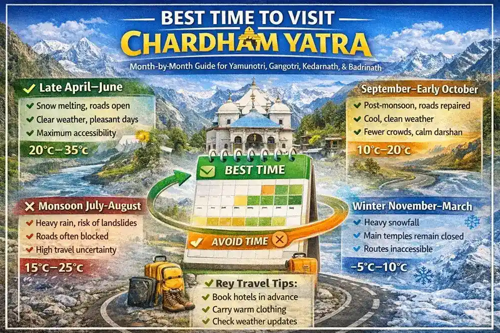 Best Time To Visit Chardham Yatra